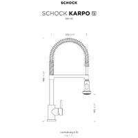 Kuhinjska armatura Schock KARPO 593120 Chrom 